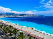 pohled na Anglickou promenádu směrem k Nice - Francouzská riviéra - Francie - poznávací zájezd