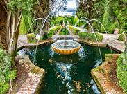 arabské zahrady v Alhambře - Andalusie - Španělsko - poznávací zájezd